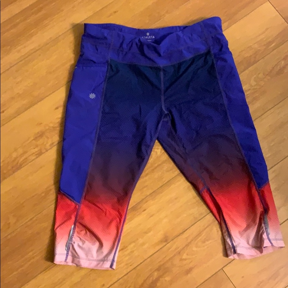 Athlete crop workout pants